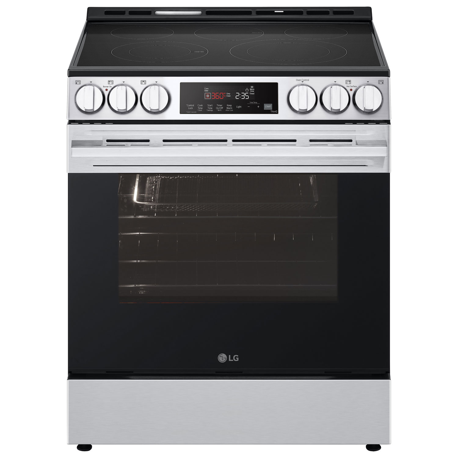 LG 30″ 6.3 cu ft Electric Air Fry Range - Image 3