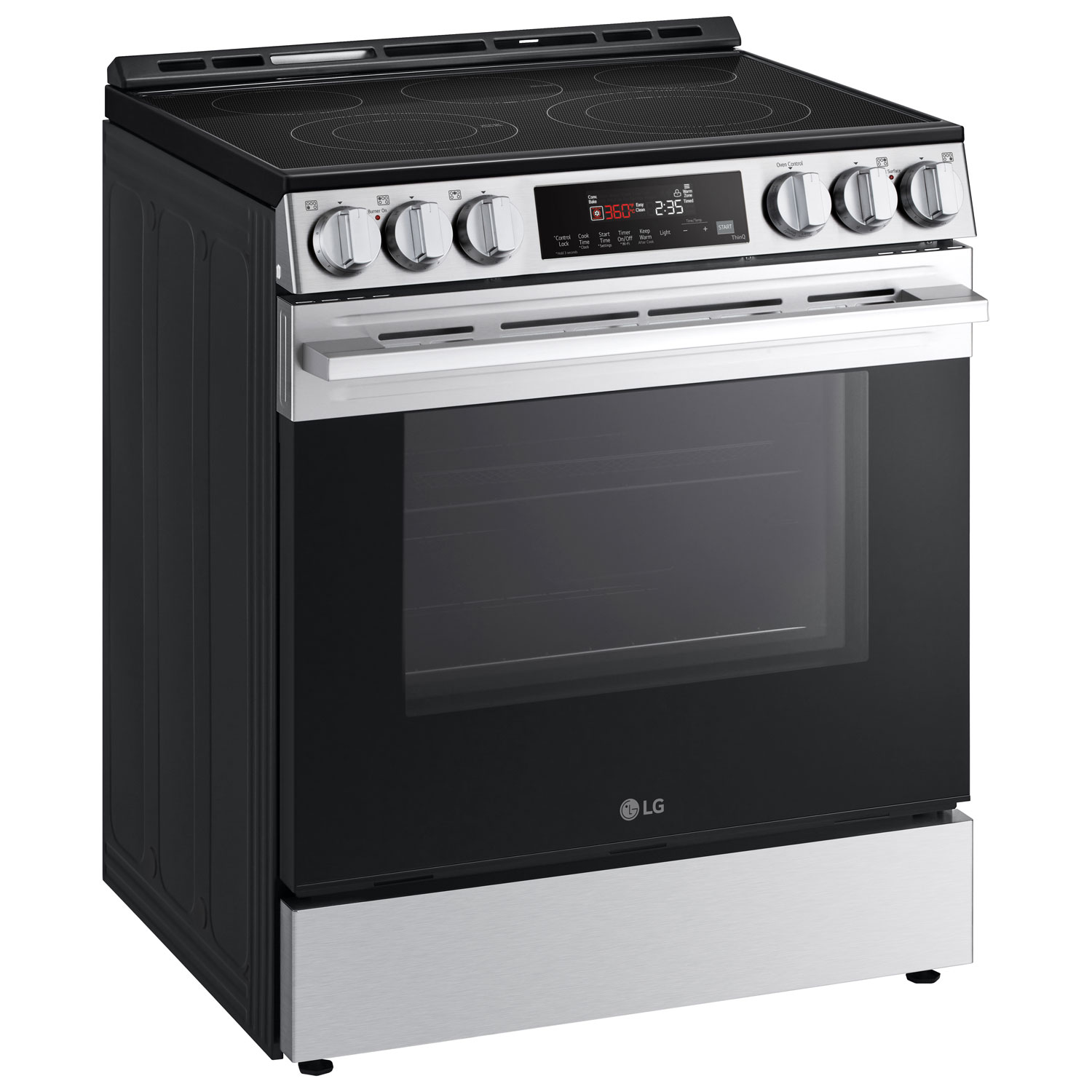LG 30″ 6.3 cu ft Electric Air Fry Range - Image 4
