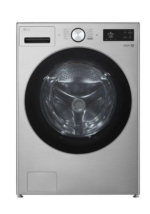 5.0 cu. ft. Front Load Washer and 7.4 cu. ft. Gas Dryer with pedestal washer